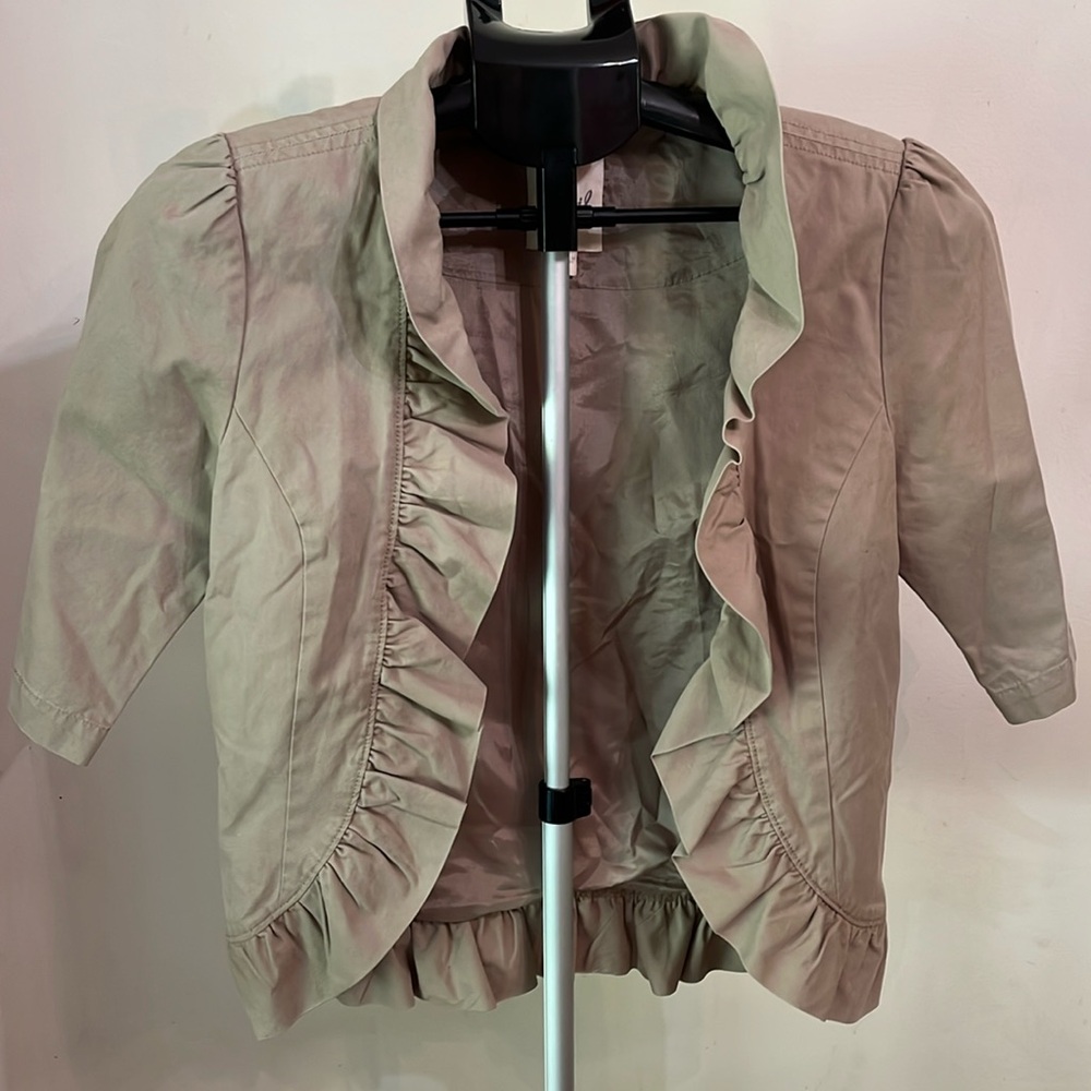 Fossil Ruffled Balero Jacket